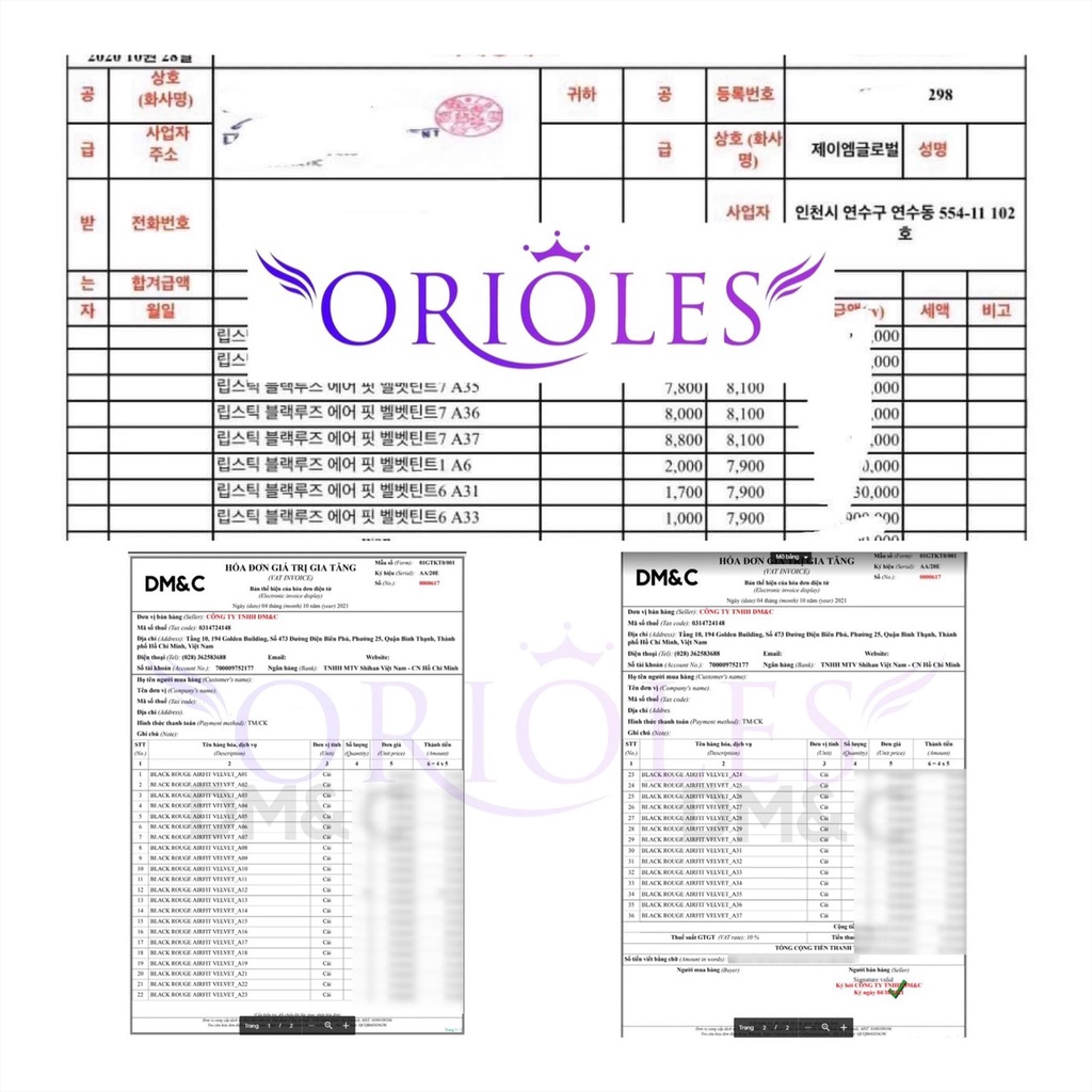 Son Kem Black Rouge Half N Half Water Velvet/  Water Glow/ Tangle Bóng 3.5gr Hàn Quốc chính hãng