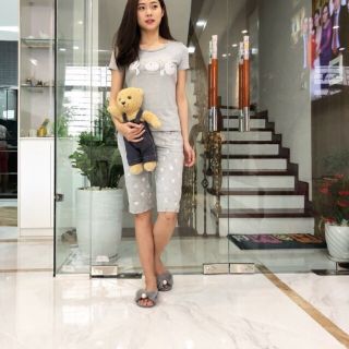 bộ ngố cotton hình cú