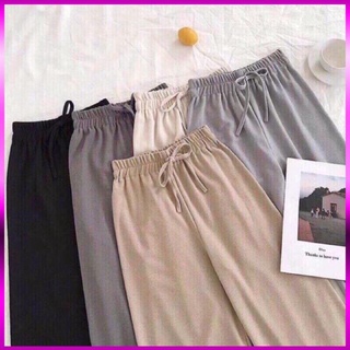 Quần len tăm ống suông, quần culottes len tăm nhiều màu