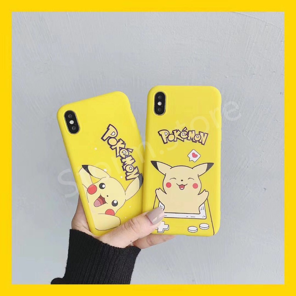 VIVO V7 V7Plus Y71 Y83 Y81 V9 Y97 X27 Y55 Kiểu dáng dễ thương của Pikachu TPU