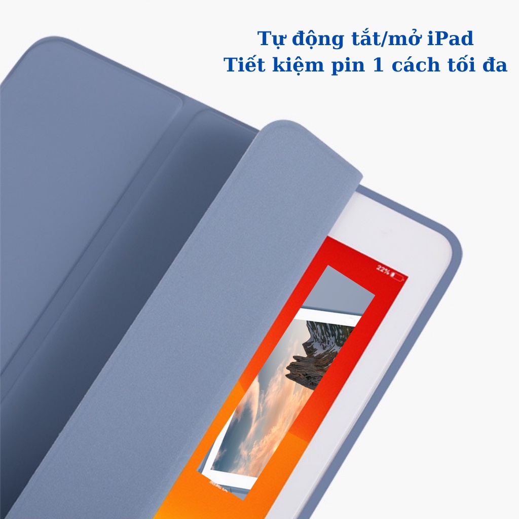 Ốp ipad Silicon có ngăn đựng bút tiện lợi chất đẹp ốp ipad Air 5/4/3/2/1/Gen 5/6/7/8/9/10/Pro 11/10.5...MOBILE999