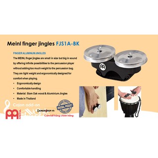 Lục lạc đeo ngón tay Meinl Finger Jingles FJS1A-BK
