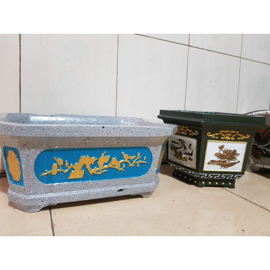 Khuôn đúc chậu chữ nhật 35