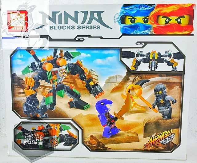 Lego Zimo Lắp Ráp Robo Ninja - ZM1800B