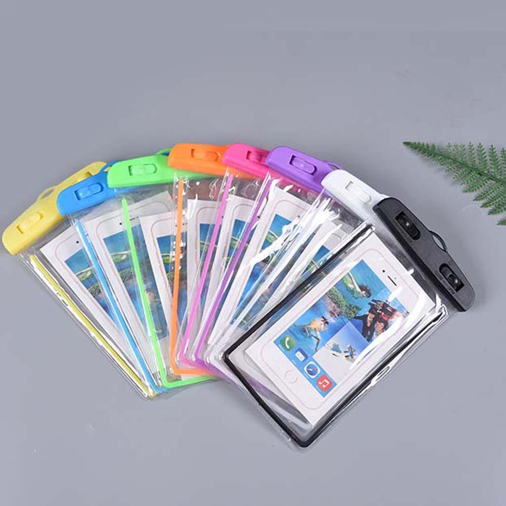 Túi Đựng Điện Thoại Chống Thấm Nước Màu Dạ Quang Tiện Dụng Khi Đi Bơi / Lướt Sóng