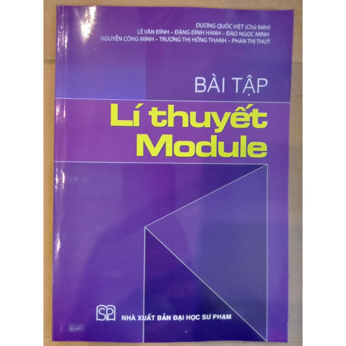 Sách - Bài tập Lí thuyết Module