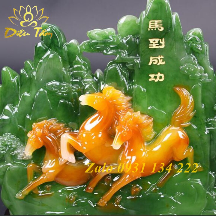 Tượng trang trí mã đáo thành công - ngựa phong thủy - quà tặng phong thủy