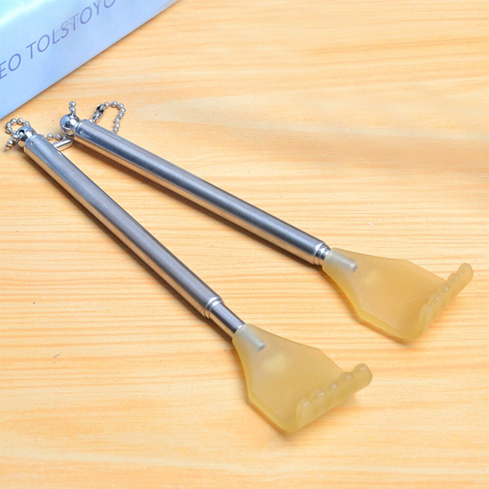 [Hàng mới về] Cây Gãi Lưng Bằng Thép Không Gỉ Có Thể Điều Chỉnh Thoải Mái Tiện Lợi