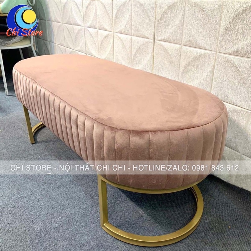 Ghế Ngồi Chờ Cho Khách Cách Diệu, Ghế Dài Chụp Hình, Để Cuối Giường Dài 80cm