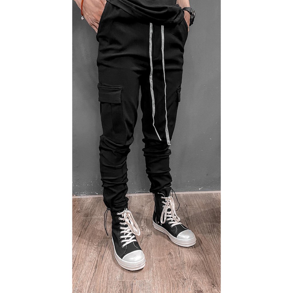 CARGO PANTS/quần kaki nam/quần cargo jogger dây rút
