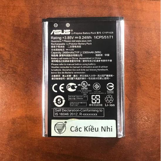 Pin Asus Zenfone 2 Laser 5.0 mã ZE500KL dung lượng 2400mAh /PKTM