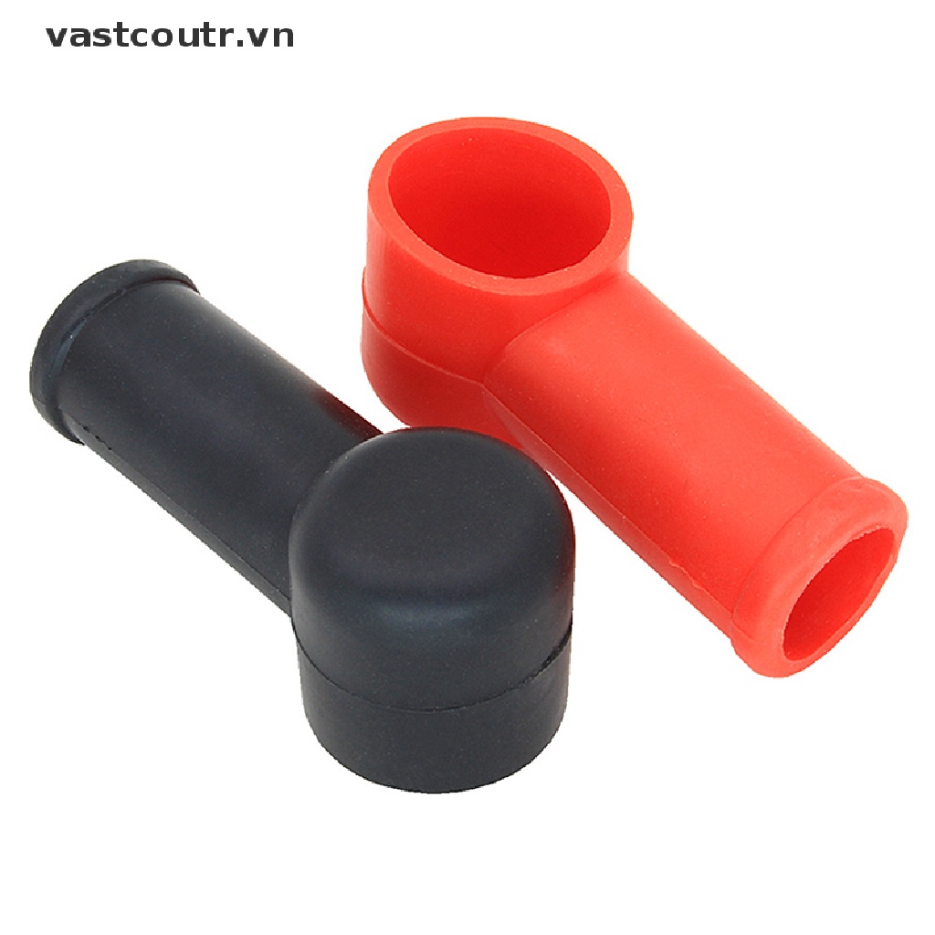 Set 2 vỏ cao su bọc đầu cuối bình ắc quy cho xe hơi/ xe máy