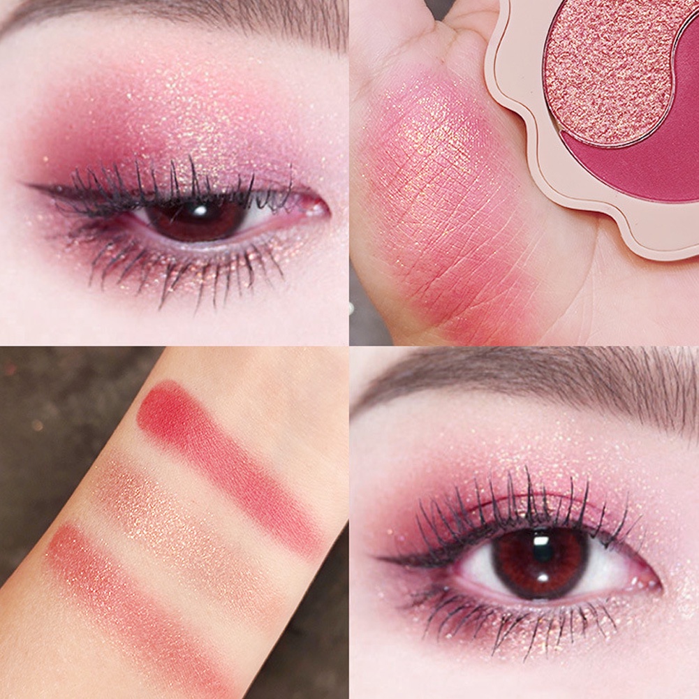 Bảng Phấn Mắt GECOMO Sắc Tố Ngọc Trai Tiện Dụng