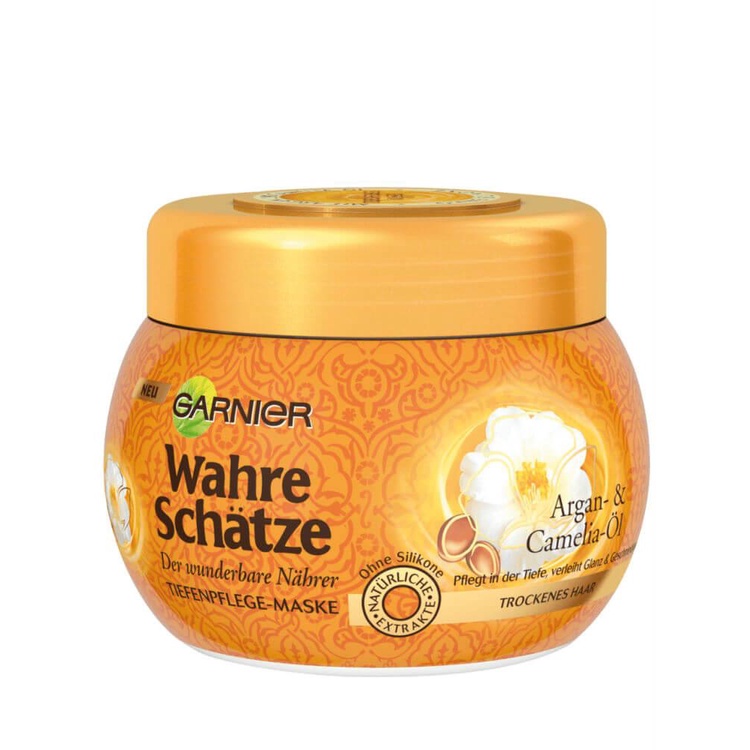 Kem Ủ Tóc Garnier Wahre Schatze Argan- & Camelia-Ol