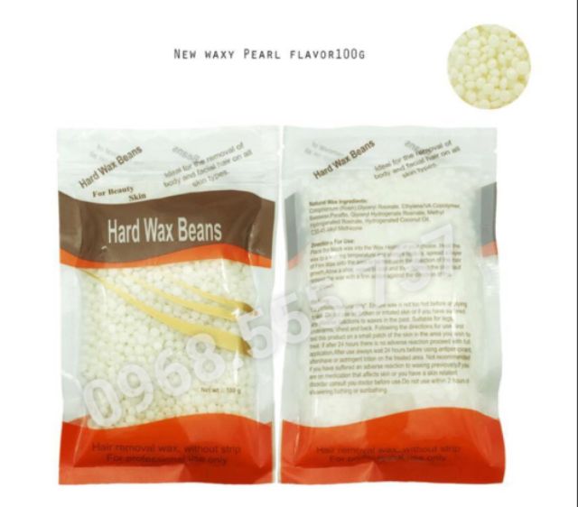 Sáp wax nóng viên Hard wax beans 100g Preal dành cho da nhạy cảm không thâm da