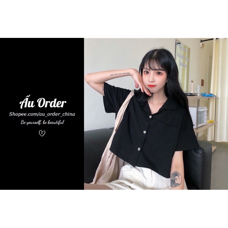 [ORDER 2 - 3 TUẦN] Áo croptop có cổ basic Bigsize đến 80kg