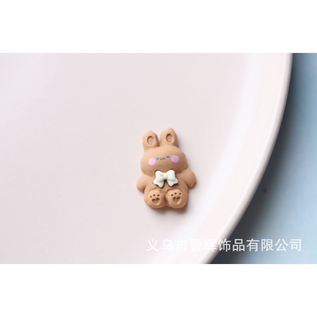 Charm hình bánh kẹp màu trà sữa, stiker bánh kẹo trang trí keo kem, slime, làm đồ handmade kẹp tóc, ốp điện thoại, DIY
