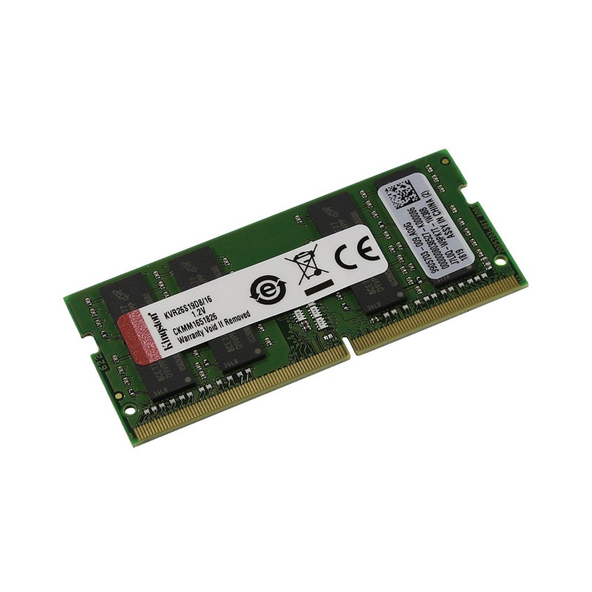 Ram máy tính Laptop Kingston DDR4 16GB Bus 2666MHz - KVR26S19S8/16