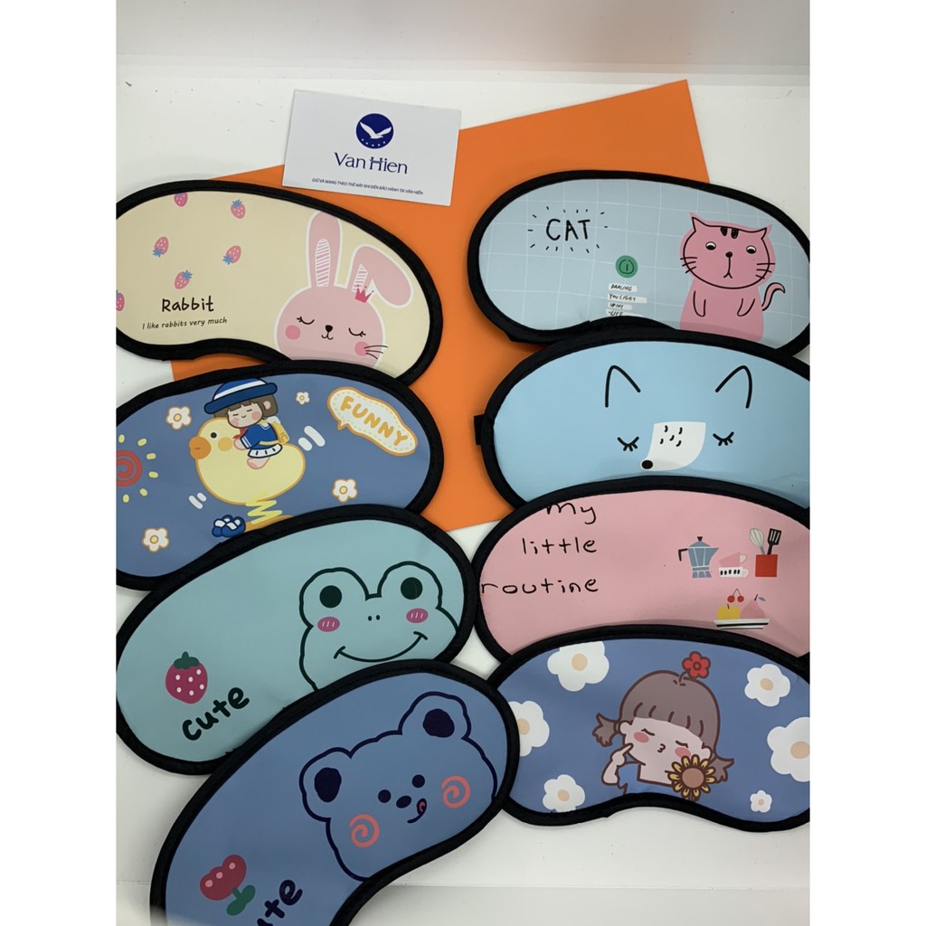 Bịt mắt ngủ nước mùa hè nhiều hình dễ thương chống mỏi mắt | BigBuy360 - bigbuy360.vn