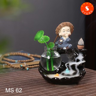 Thác khói trầm hương - Tặng Kèm 20 nụ Trầm tự nhiên (full bộ như hình)