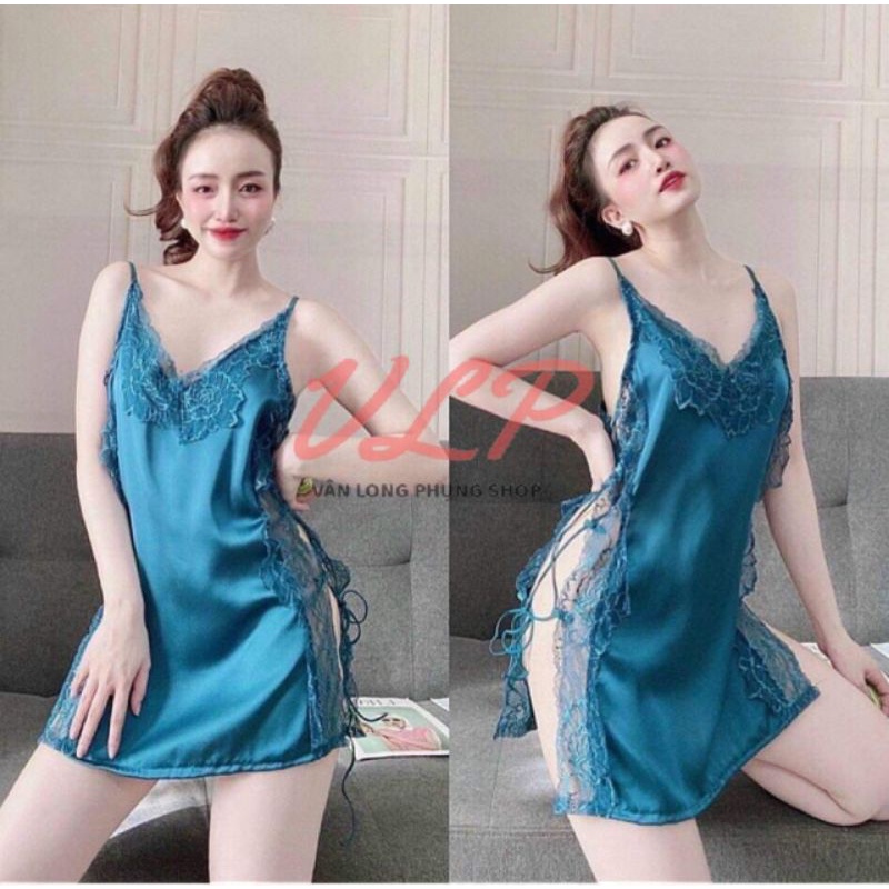 [BIGSIZE_90KG]_DN17_Váy ngủ sexy đan dây hông