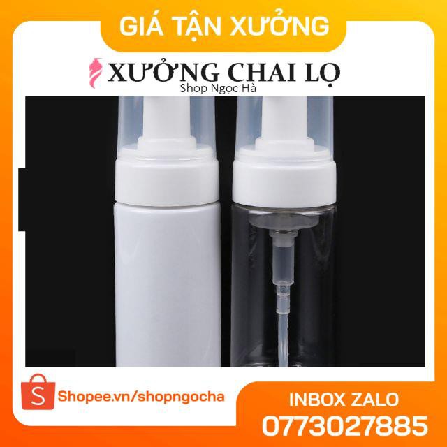 Chai xịt giọt tạo bọt 30ml/50ml/100ml/150ml đựng sữa rửa mặt, sữa tắm