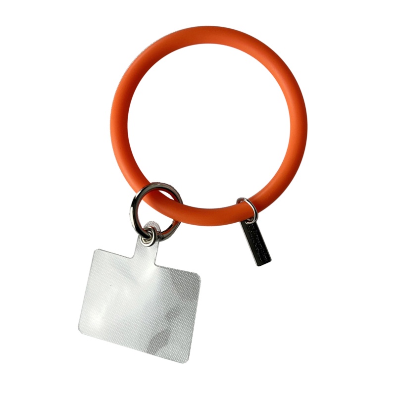 Vòng Đeo Tay Bằng Silicone Kích Thước Lớn Dùng Làm Móc Khóa