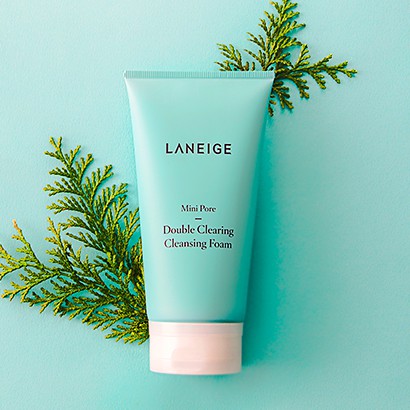 Sữa rửa mặt tạo bọt LANEIGE Mini Pore Double Clearing Cleansing Foam sạch sâu 150ml