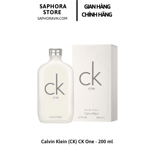 Nước Hoa Calvin Klein  CK One Cho Cả Nam Và Nữ, 100ml, Nước Hoa Chính Hãng Thơm Lâu Cuốn Hút