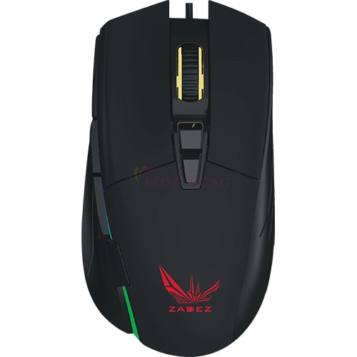 Chuột có dây Gaming Zadez G-152M - Hàng chính hãng - Kiểu dáng Ergonomic, dây bọc bù chống rối, LED RGB