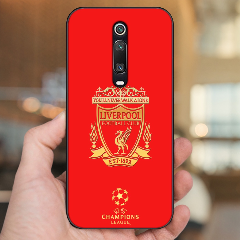 Ốp lưng Xiaomi K20, K20 Pro, Mi 9T viền đen in hình Liverpool FC