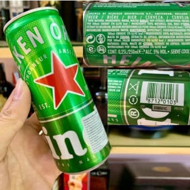Bia ken Hà Lan lon yến