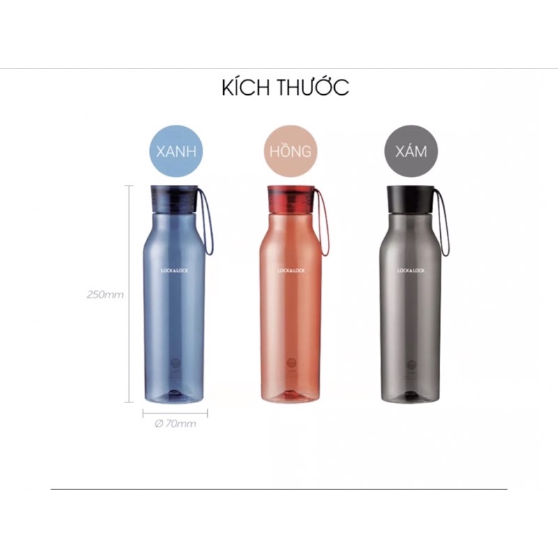 Bình Nước Nhựa Tritan Lock&Lock Eco Bottle ABF664   - hàng chính hãng