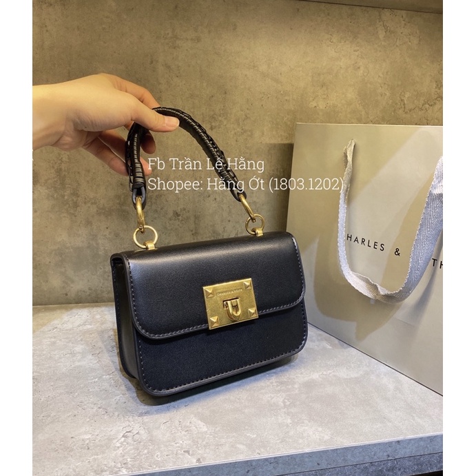 Túi Chữ K sz mini 17cm có tay cầm ẢNH THẬT SHOP TỰ CHỤP