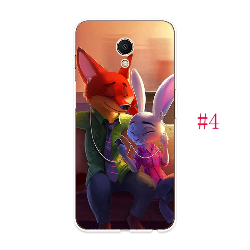 Ốp lưng TPU mềm cho Meizu M3S M3 M5 M6 Note  Thỏ Pikachu Hoa văn