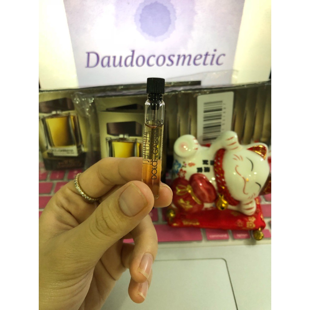 [ vial nam ] Nước hoa Dolce & Gabbana The One For Men D&G The One For Men EDT 1.5ml - EDP INTENSE 0.8ml | Thế Giới Skin Care