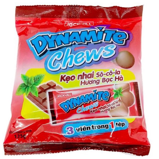 Gói Kẹo mềm nhân socola Dynamite Thái Lan 125g