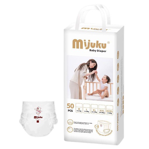 Bỉm quần, dán MIJUKU cao cấp siêu thấm 1 bịch S50-M50-L50-XL50-XXL50-XXXL50