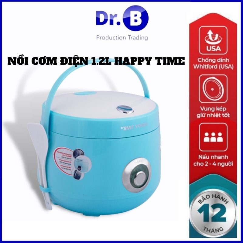 Nồi com điện SUNHOUSE 1.2L HAPPY TIME HTD8522G GiadungDrB