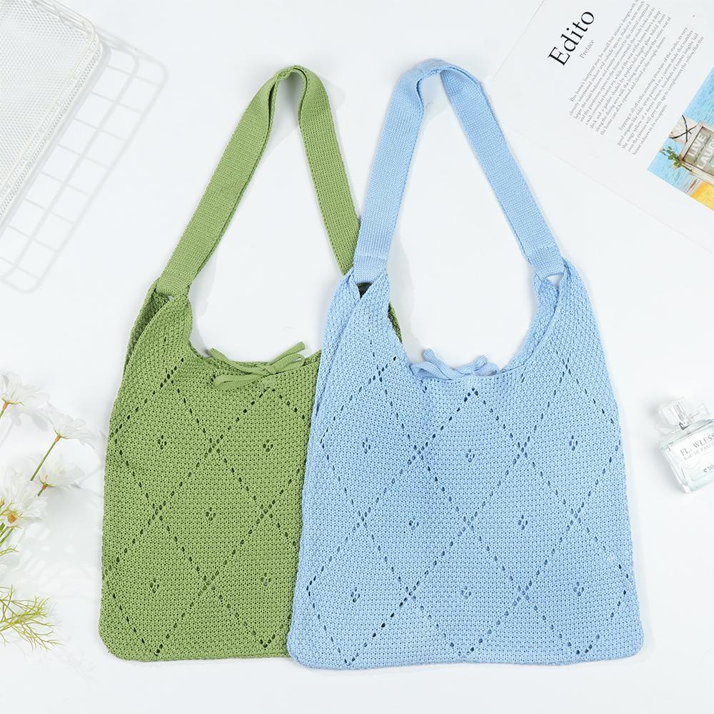 Túi Xách Đeo Vai DAPHS Sức Chứa Lớn Đan Lát Rỗng Cho Nữ