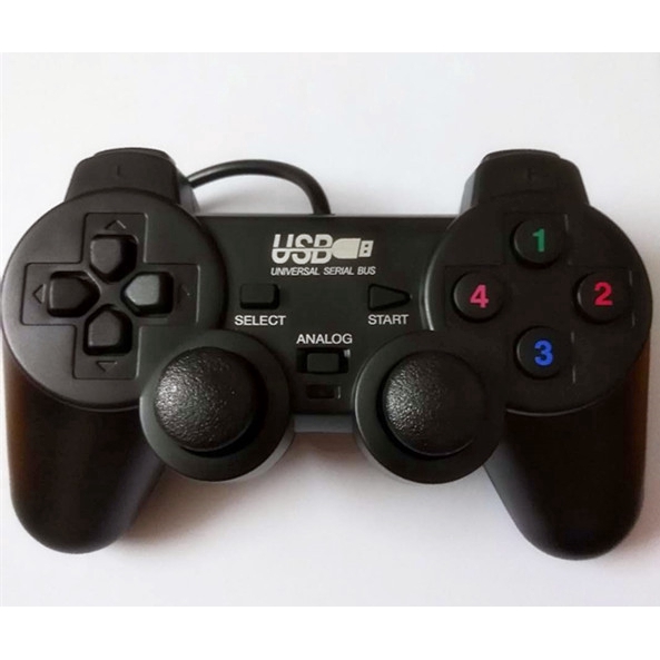 Tay Cầm Chơi Game Có Dây Cổng USB Chất Lượng Cao Cho Ps2 Pc