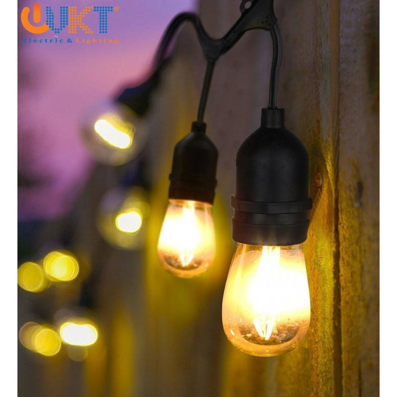 Đèn dây trang trí ngoài trời kín nước  -Giá chưa bao gồm bóng
