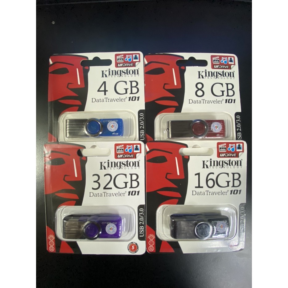 USB Kingston DT101 - 4GB 8GB 16GB 32GB 64GB