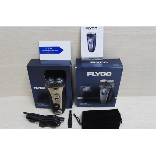 Máy Cạo Râu Sạc Điện 2 Lưỡi Flyco - FS-875VN