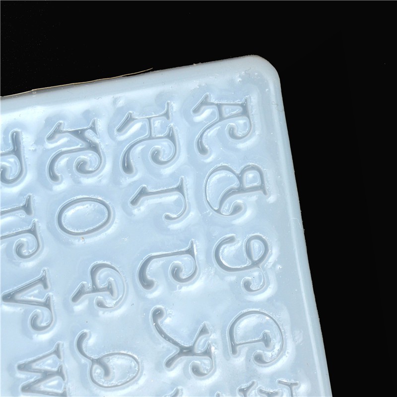 1 Khuôn Silicone Hình Chữ Cái Làm Trang Sức DIY