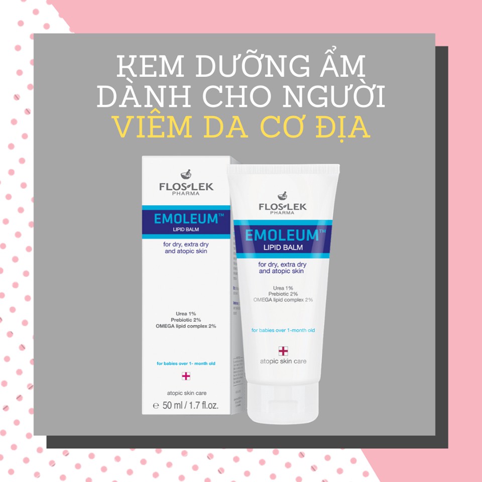 Kem dưỡng ẩm Floslek cho da khô, da viêm cơ địa Lipid Balm 50ml GIBE STORE