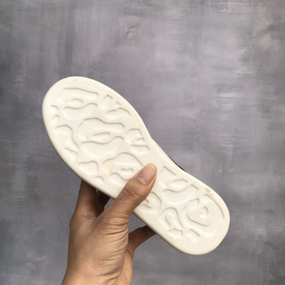 Giày 𝐌𝐂 𝐐𝐔𝐄𝐄𝐍 ⚡️𝐒𝐢ê𝐮 𝐑ẻ⚡️ Giày MCQ Độn Đế 3 Phân Màu Trắng Gót Đen nam nữ Hot Trend full box bill | BigBuy360 - bigbuy360.vn