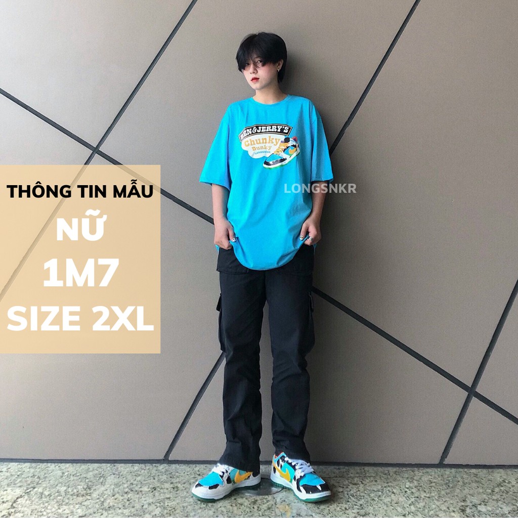 _Áo T-shirt Sneaker Zone áo thun unisex tay lỡ nam nữ chuẩn form, Longsnkr