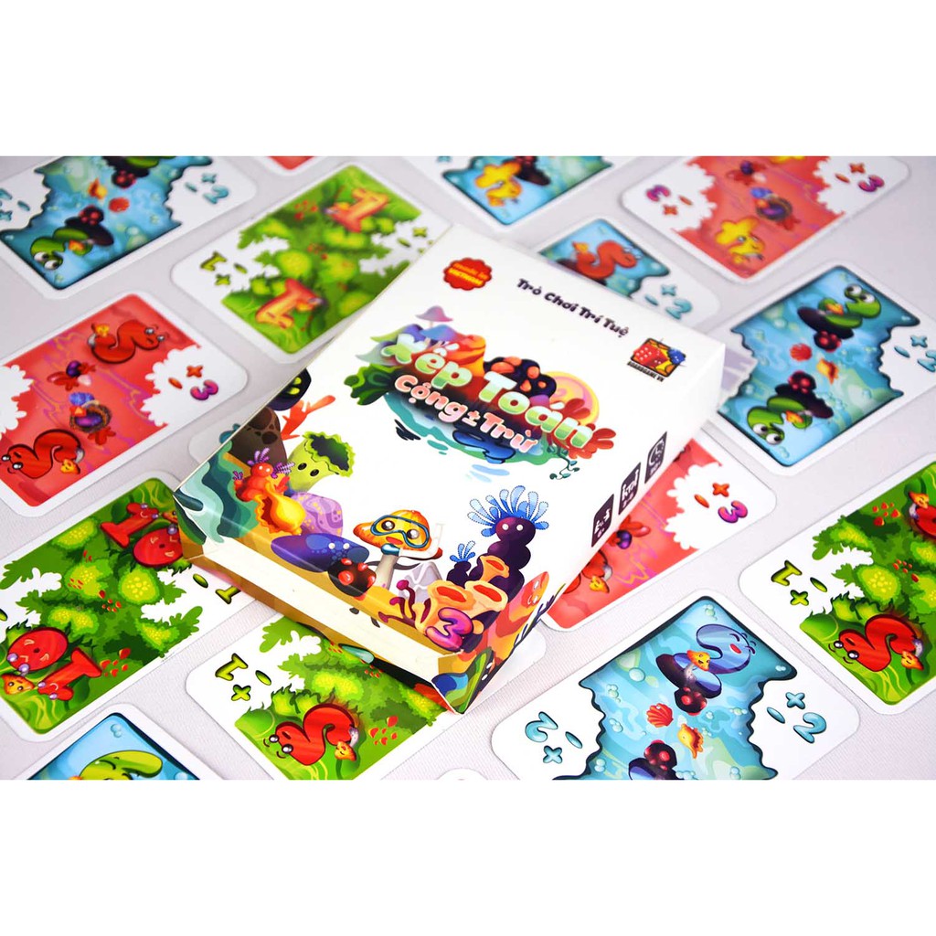 Thẻ bài Xếp Toán Cộng Trừ