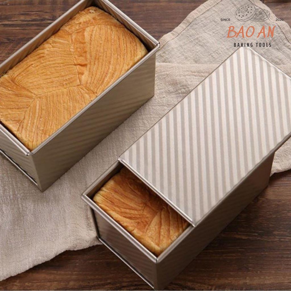 Khuôn bánh mì gối, bánh sandwich 250g - 450g bằng thép carbon chống dính